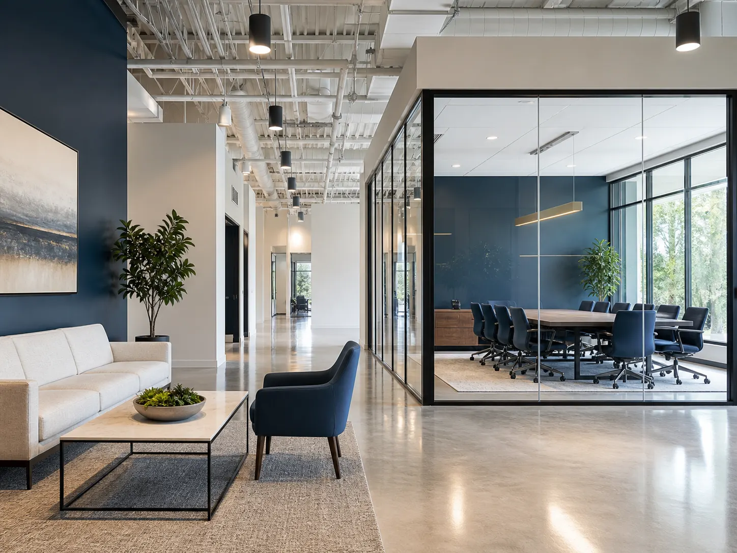 Clean manufacturing administration office in Modesto