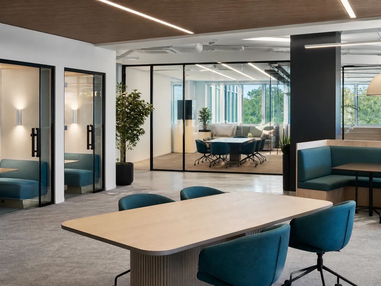 Clean technology workplace commons in Mountain View